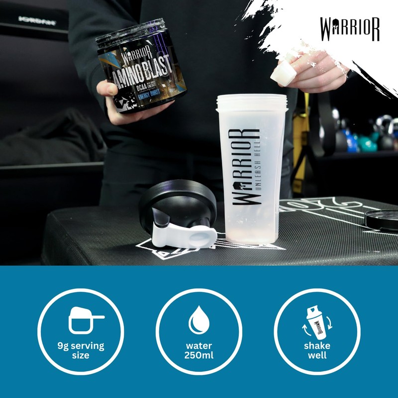 Warrior Amino Blast BCAA Powder 270g – Fruit Salad Flavour,