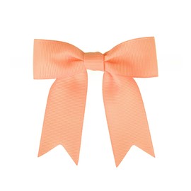 Meseey 50 Pcs 3 Inches Grosgrain Ribbon Twist Tie Bows Pretied Premade Craft Bows for Treat Bags Gift Wrapping Basket Wedding Baby Shower Brithday Christmas Party (Peach)