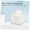 LIFKOME Acrylic Tissue Box Holder Multi Purpose Napkin Storage Container