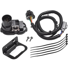 Trailer Tow Rear Bumper Wiring Connector Harness Kit Fit for Ford Transit 150/250/350, Transit 350 HD Vans 2015-2019, Replaces# CK4T-13B576-KE, CK4Z-13A576-B, CK4Z13A576B, 9U5Z-14489-MAA