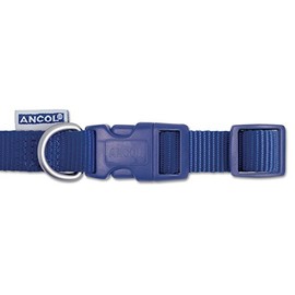 Ancol Heritage Nylon Adjustable Collar Blue 45 - 70cm Sz 5-10