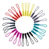 YFFSFDC Zipper Tabs 8 Colors 40 Pcs Zipper Pulls Zipper