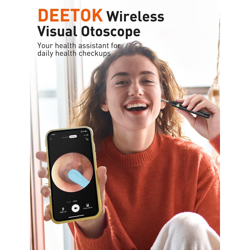 DEETOK Ear Wax Removal Tool Camera - Ear Cleaner with