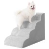 Mihikk Best Stairs Ramp Curved 4Step Dog Steps for Small