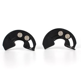KAFENDA Industrial Cabinet Door Hardware - 2 PCS Hidden Hinge, 90 Degree Limit, Black