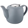 Küchenprofi London Ceramic Teapot with Stainless Steel Infuser, Gray, 8