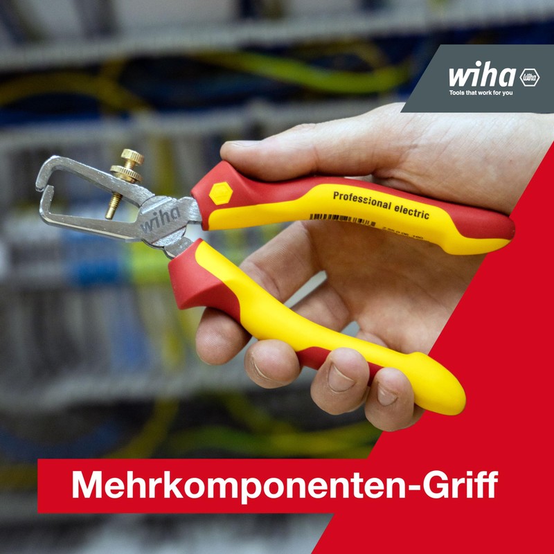 Wiha 160mm VDE Stripping Pliers