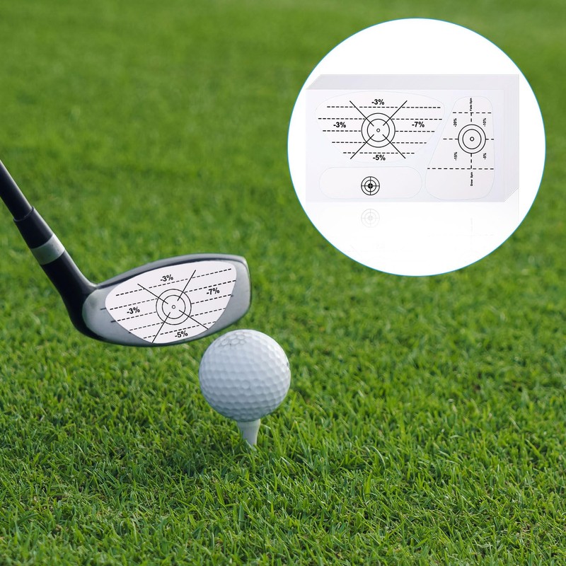 300pcs Golf Impact Tape, Golf Clubs Labels Self-Teaching Sweet Spot
