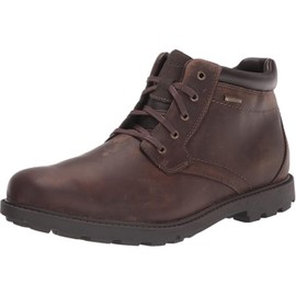 Rockport Men's Rugged Bucks Waterproof Boot, Tan, 10.5 M
