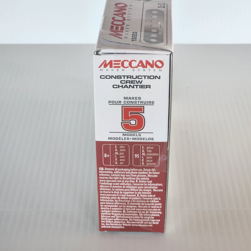 Meccano Maker System - Construction Crew 5 Models - 95