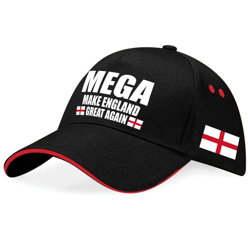 Purple Print House Mega Make England Great Again Baseball Cap