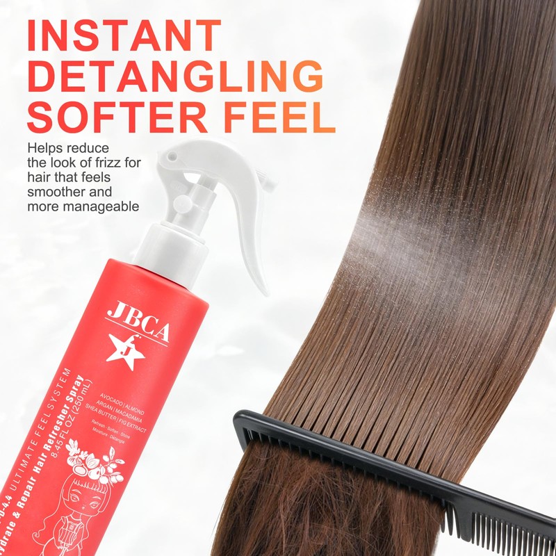 Lightweight Leave-In Conditioner & Detangler Spray, 8.45 fl oz