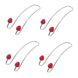 4pcs Car Seat Back Hook Truck Accessories Automotive Clothing Hangers Cars Tote Cupholders Wallet Mods Car Seat Headrest Hook Backseat Hook Seat Headrest Hanger Red Stainless Steel Gatuida