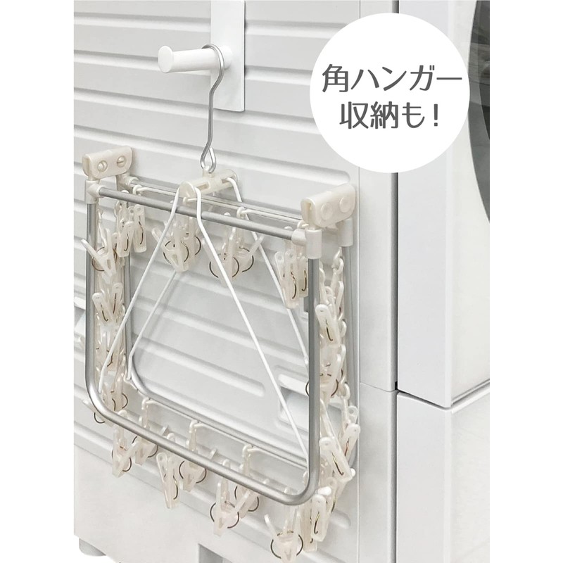 OHE Magnetic Hanger Holder, White, Approx. Length 4.9 x Width