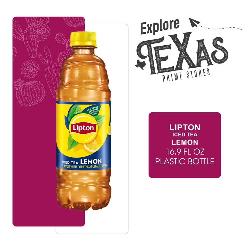 Lipton 18-Pack Lemon Iced Black Tea Plastic Bottle 16.9 fl