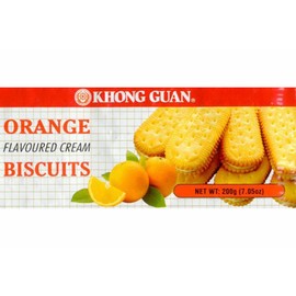 Khong Guan Biscuits (Orange Cream) (Pack of 1)
