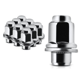 A-Premium Juego de 10 tuercas de rueda M12-1.50 compatibles con Toyota Camry RAV4 Prius Corolla Chrysler Sebring Lexus RX330 RX350 RX400h delantero o trasero