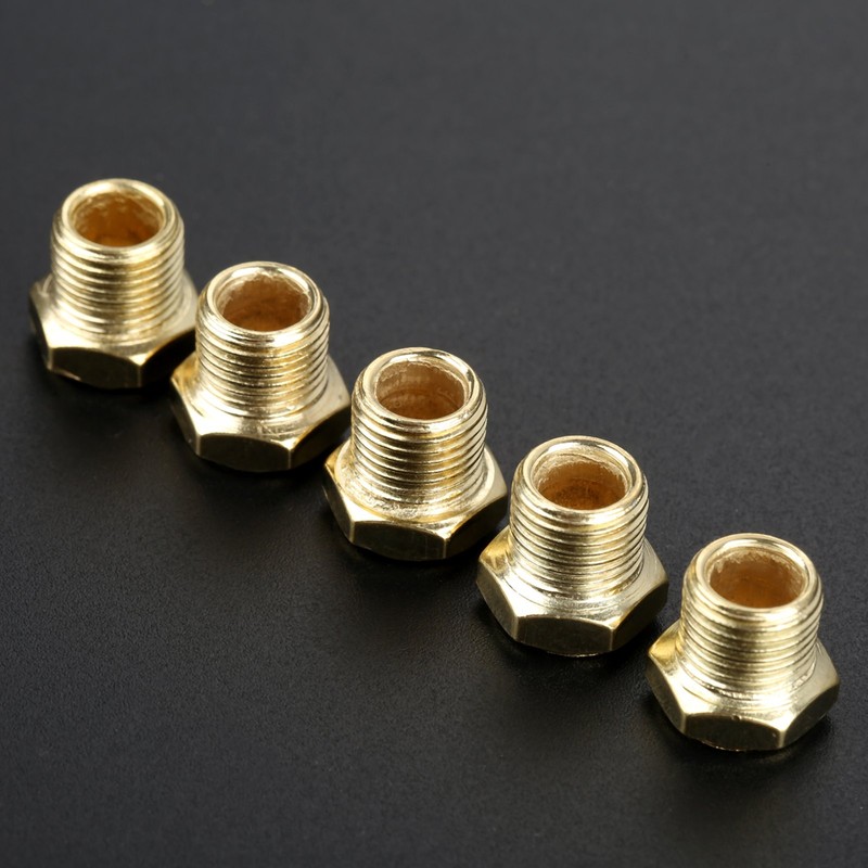 Mtsooning 5Pcs Pneumatic Air Breather Vent Silencer Muffler Threaded NPT