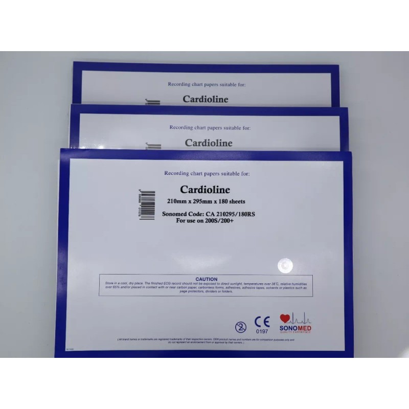 Sonomed Papel Térmico Ecg 210mm X 295mm X 180h En