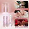 Acrylic Nail Brush Size 4,KEMEISI 100% Pure Kolinsky Nail Art
