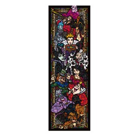 456ピース ジグソーパズル ディズニー ヴィランズ ステンドグラス ぎゅっとシリーズ 【ステンドアート】(18.5x55.5cm)