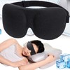 Sleep Mask for Side Sleeper,Light Blocking 3D Eye Mask for