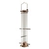Woodlink NATUBE5 Audubon 4 Port Thistle Seed Tube Feeder, Brushed