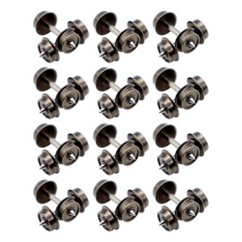 Hellery 24 Pieces Metal DC Bikes N Scale Wheel for 1/160 Model Train DIY Accessories