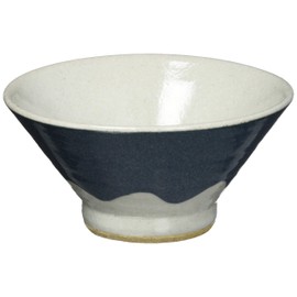 やまに 手しごと 13cm富士山型茶碗 あい 富士山 3816184