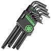 Carbyne 9-Piece Long Arm Torx Wrench Set (Torx Key Set/Star