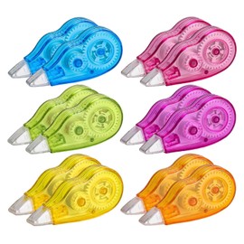 Funngy Mini Correction Tape,12 PCS Students Correction Tape Correction Rollers Correction Tape Correction Mouse Easy Correction Tape School Correction Tape for Crafts Cards Photos Newspapers