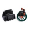 meberg PF1214302 Wall Hose Holder Black Plastic Modern Compact Hose