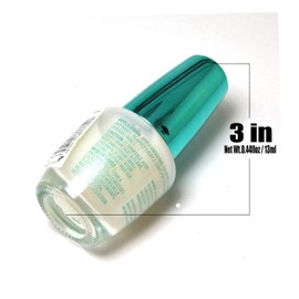 L.A. Colors 1 Salon Fabulous Nail Treatments - Calcium Nail Builder Nail Polish Lacquer CNL525 + Free Zipper Bag