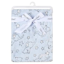 Elephant Design Comforter Babies Soother Blanket (Blanket - Blue)