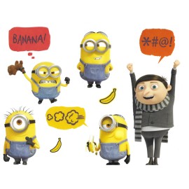 Roommates Minions The Rise Of Gru Wall Decal Set RMK4346SS
