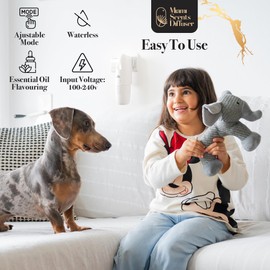 Plug in Wall Waterless Diffuser + Amalfi Hotel Essential Oils 4 Fl Oz Included Coverage Up to 500 SqFt Smart Bluetooth App Control Scent Air Machine for Home, Office and Spa Ideal for Aromatherapy.