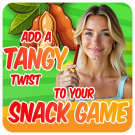 Gallito Mex Chilerillas Tamarindo Sticks | Spicy Candy Sour Straws with Chili and Tamarind Flavor | Sweet and Tangy Mexican Candy | Bulk Pack for Parties, Snacks, Piñatas & Sharing | 40 Pieces, 1-Pack