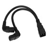 IEC320 C20 to Dual C13 Cord 1 in 2 Out