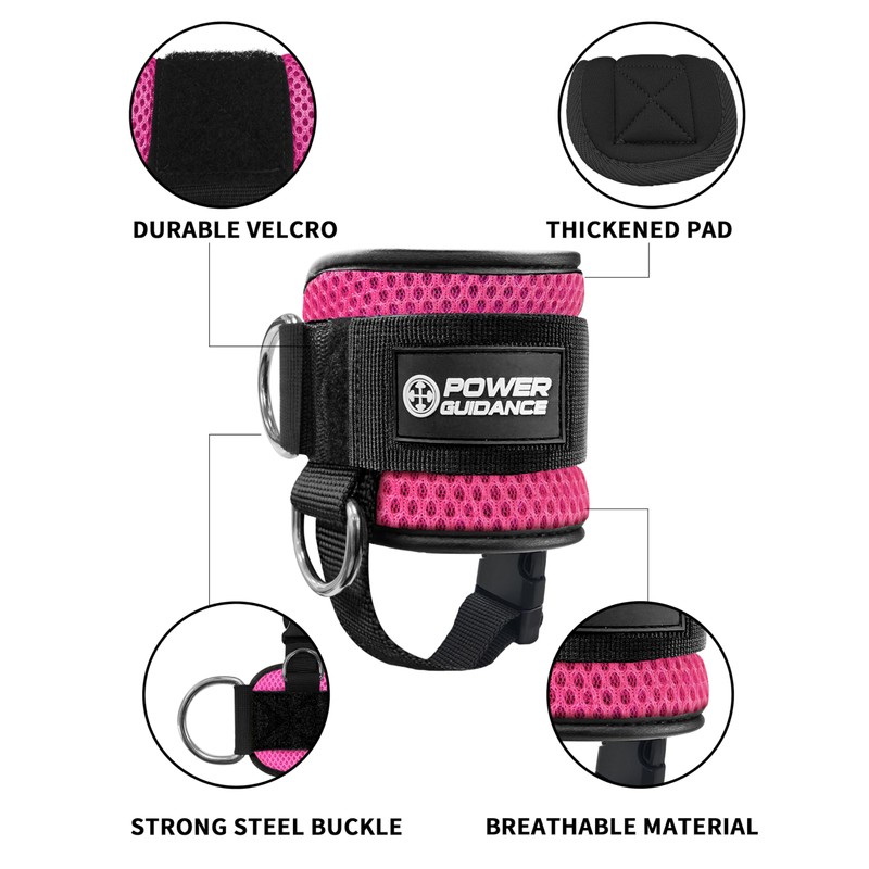 POWER GUIDANCE Foot Straps Cable Pull, Kickbacks Foot Strap with