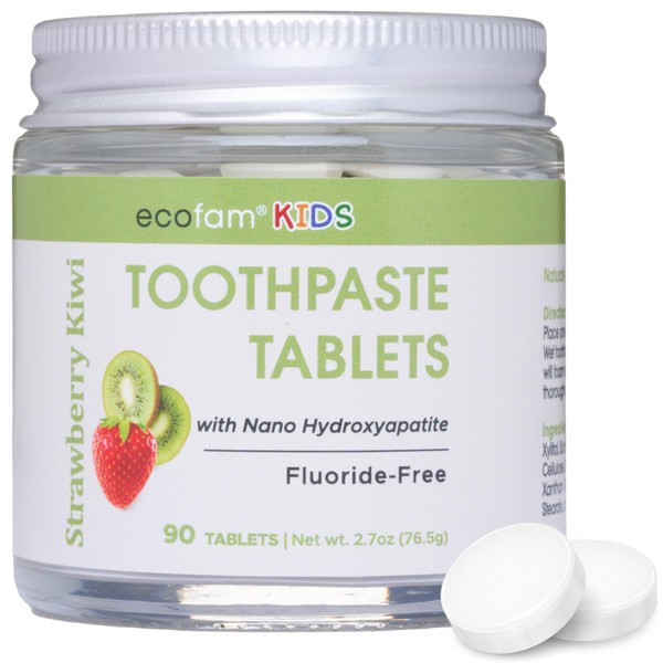 Toothpaste Tablets – Strawberry Kiwi | Nano Hydroxyapatite Toothpaste Tablets