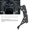 Motorcycle Front Spoiler Black Increase Stability Aerodynamic Wing Kit for