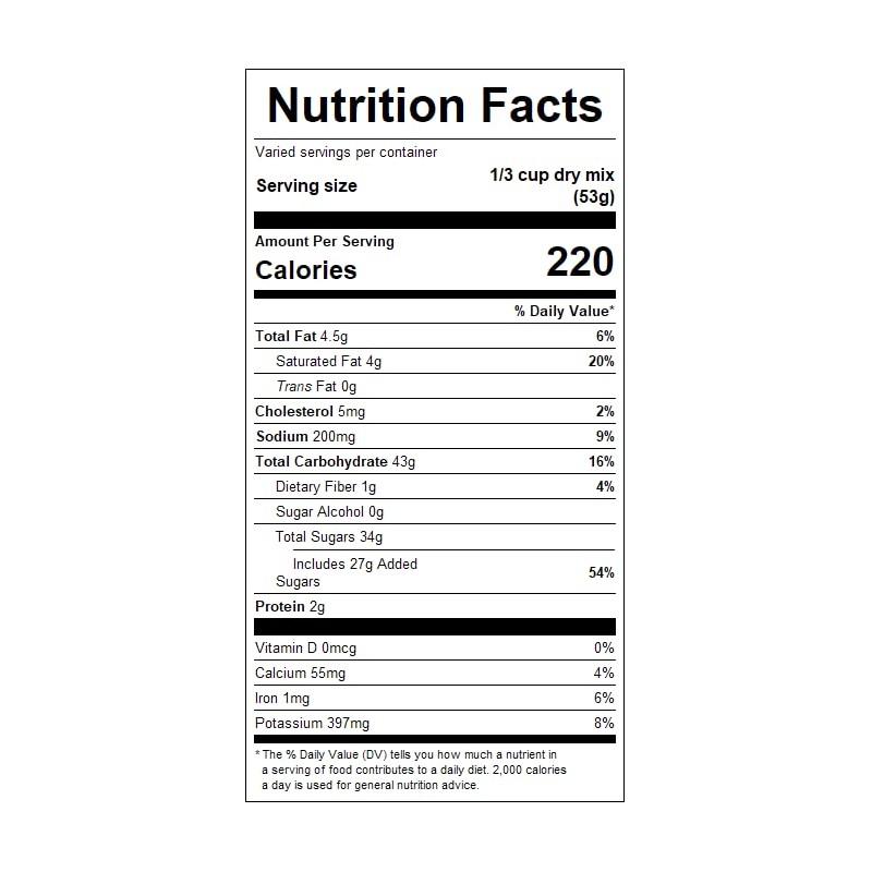 Instant Cappuccino Mix - 3 Lb Tub (Swiss Mocha)