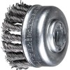 PFERD Cup brush, diameter 65 mm, braided, 0.50 mm steel