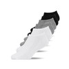 Snocks Unisex Trainer Socks Ankle Kids, 3 x white +