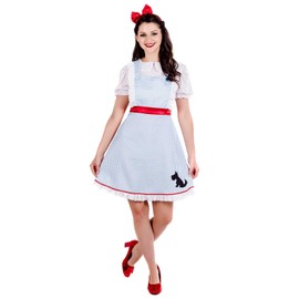 Fun Shack Adult Dorothy Costume for Women, Classic Dorothy Dress, Wizard of Oz Inspired Outfit for Parties, Large
