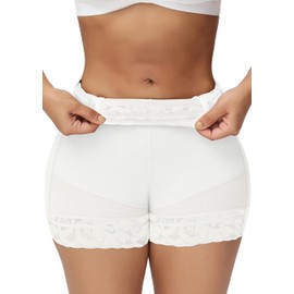 SHAPSHE shapewear shorts for women tummy control Panties Seamless Waist Slimmer butt lifter Body Shaper Underwear Fajas Colombianas Reductoras y Moldeadoras White