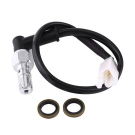 KIMISS Universal Motorcycle Hydraulic Brake Light Switch Rear Hydraulic Brake Pressure Tail Light Switch 10 x 125 mm 10 x 1 mm for Motorcycle Scooter Moped Dirt Pit Bike ATV (M10 (10 mm) x 1.25 mm)