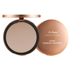 M. Asam MAGIC FINISH Satin Compact Powder Ivory (8 g) - pressed powder for perfect hold, matting & perfecting, prolongs the hold of make-up, with hyaluronic acid & vitamin E, vegan