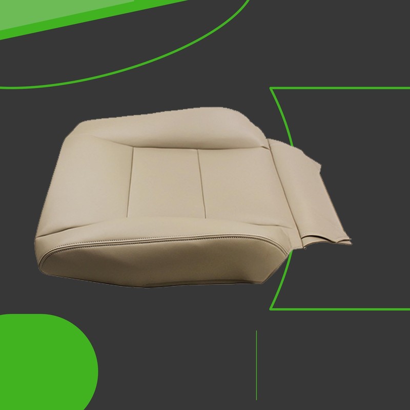 munirater 2Pcs Tan Seat Cover Driver Side Bottom and Top
