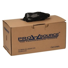 PRO SOURCE Black 3 mil LDPE Contractor Trash Bags: 55-Gallon Size, 50 Count